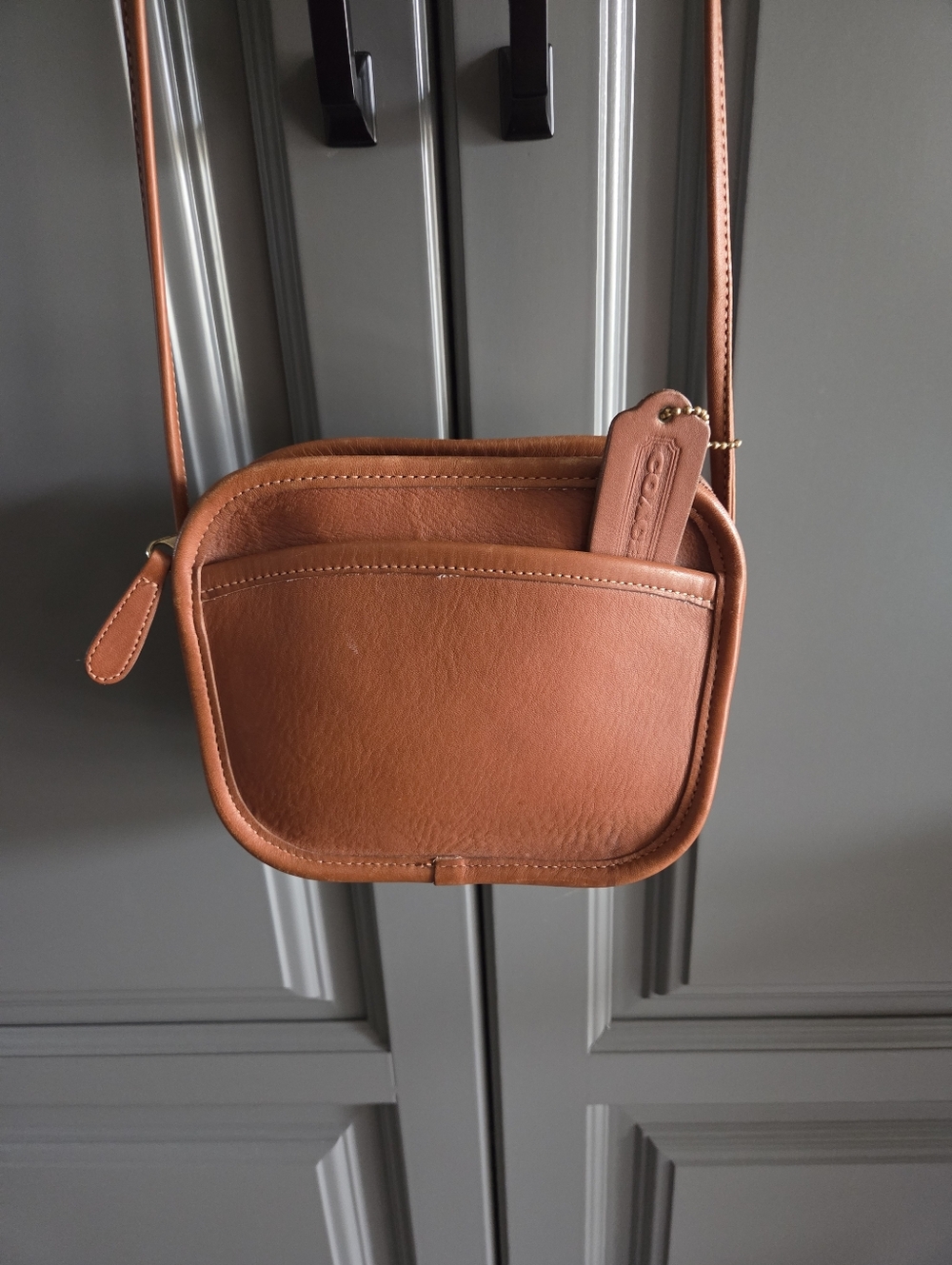 Coach VintageMiniLeather AbbieZipperCrossbody C4D9935USA - Picture 7 of 9